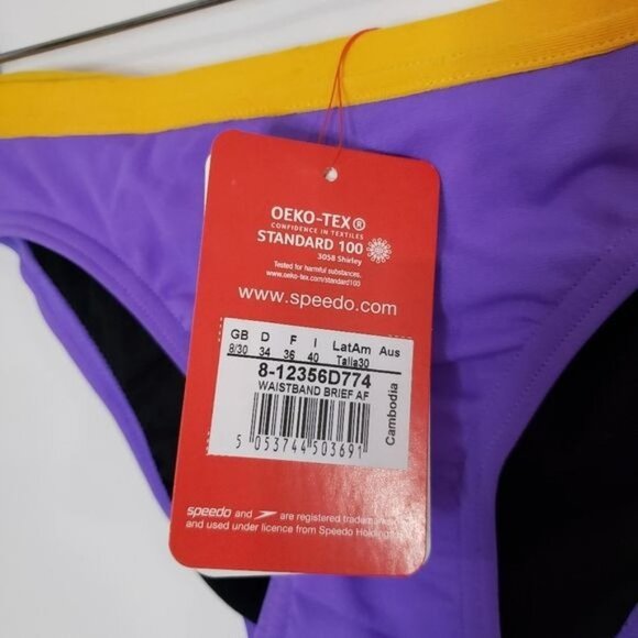 NWT Speedo Solid Waistband Bikini Bottom Size 30 - Picture 5 of 8
